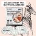 AUSLKA Zebra Blackhead Pore Strips (60 ct) + Remover Extractor Kit - Deep Cleansing Charcoal Strips for Acne Removal - Buy Online on SooperMarket.com