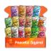 Peaceful Squirrel Variety, LaCroix Sparkling Water, Variety of 16 Flavors, Naturally Essenced Sparkling Water, 12 Ounce Cans, Pack of 16
