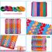 Aodaer 288 Pieces Loom Potholder Loops | Elastic Weaving Craft Refill Kit | Multiple Colors for DIY Crafts | Compatible with 7 Inch Loom - Buy Online on SooperMarket.com