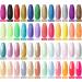 COSCELIA Acrylic Nail Powder Set with Nail Decoration Powder Rainbow Colors and Nude Colors Acrylic Powder Professional Starter Kit Gift for Women Home and Salon Use Nail Art Design - Buy Online on SooperMarket.com