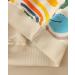 Kids Dinosaur Sweatshirt | Cotton Long Sleeve Jumper | Toddler Boys Girls Pullover | Baby Clothes 1-8 Years | 3-4 Years Rainbow - Buy Online on SooperMarket.com