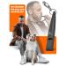 Qomfy Home dog pipe with bracelet and collar (dark anthracite) - ideal for the recall - dog training accessories - educational aids for dogs - Dog whistle