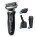 Braun Series 7 7075cc Electric Razor for Men - Waterproof Foil Shaver, Wet & Dry Shave with Beard Trimmer, Rechargeable - Includes Clean & Charge SmartCare Center and Leather Travel Case - Black - Buy Online on SooperMarket.com