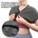 Ulapithi Heated Neck Wrap Pillow - 360 Thermal Collar for All Seasons | Washable Velvet Neck Warmer & Relaxation Solution - Dark Gray - Buy Online on SooperMarket.com