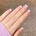 Novo Ovo Press On Nails - Short Oval Nude Pink Orange French Tips | Artificial Fingernails for Valentine's Day - Buy Online on SooperMarket.com