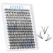 300 Pcs Individual Lashes Lash Clusters 9-16 Mix Length DIY Lash Extension Cluster Lashes that Look Like Eyelash Extensions Self Applicaton at Home Volume Dramtic Look(20D D-9-16mix) D-Mix (9-16mm) 20D