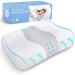 Sick pillow Memory Foam pillow side sleeper pillow - Premium pillow made of viscose memory foam adjustable comfortable sleeping pillow ideal for back sleeper belly sleeper - pillow 60x40x11.5 cm 40x60 cm light gray