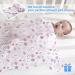 Miracle Baby Muslin Swaddle Blanket | Cotton Summer | 110x150cm | Hedgehog and Rabbit Design | for Boys and Girls | Lightweight Breathable Layer - Buy Online on SooperMarket.com