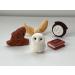 Harry Potter Cake Toppers Set - Kids Magical Wizard Birthday Cake Decoration Supplies - Hedwig Owl Snitch Hogwarts Notebook Snoring Hat Platform Badge - Comes with an Logo as Extra Gift - 5 Pcs - Buy Online on SooperMarket.com