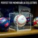 UV Protected Acrylic Baseball Display Case - Official Size Ball Holder - Memorabilia Storage Cube - Buy Online on SooperMarket.com