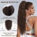 ORSUNCER Dark Brown Ponytail Extension Claw 30" - Dark Brown - Buy Online on SooperMarket.com