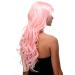 WIG ME UP Long Pink Curly Wig with Bangs 70cm Wavy Side Parting Hair (9204S-T2333) | International Shipping Available - Buy Online on SooperMarket.com