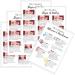 Microblading Healing & Aftercare Postcards | Pack of 30 | Double Sided 4x6 | White with Pictures - Buy Online on SooperMarket.com