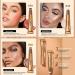 Gireatick Liquid Beauty Wand Set: Matte Cheek Blusher, Contour Highlighter, Bronzer Stick with Cushion Applicator - Long Lasting, Natural Shimmer, Silky Cream Makeup - Buy Online on SooperMarket.com
