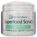 Superfood Exfoliating Body Scrub Polish with Collagen & Stem Cell Gentle Body Face Scrub Bump Eraser Booty Scrub Best Shower Exfoliant Moisturize Leaves Skin with Radiant Glow by M3 Naturals