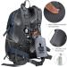 FENGDONG 40L Waterproof Lightweight Hiking Camping Travel Backpack Blue - Unisex - Buy Online on SooperMarket.com