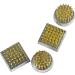 Wazakura Mini Ikebana Kenzan Japanese Flower Holder Set - Made in Japan | Round Square Brass Floral Arranging Pin Frog - 1(24mm) - Buy Online on SooperMarket.com