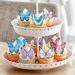 Buy Alegre Butterflies Tortendeco Edible Decorations | 40 Colorful Cake & Cupcake Toppers for Birthdays Weddings & Baptisms - International Shipping Available - Buy Online on SooperMarket.com