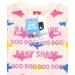 Baby Shark Glitter Girl's T-Shirt | All Over Print Pink Top - 4-5 Years | Cute Kids Apparel - Buy Online on SooperMarket.com