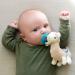 Nuby Soft Plush Pacifinder with Detachable Silicone Pacifier: 0-6 Months  Llama  Natural Cherry Shape  multi  one size One Size (Pack of 1) Llama