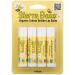 Sierra Bees Organic Lip Balm 4 Pack - Creme Brulee (0.15 oz Each) - Natural Moisturizer - Buy Online on SooperMarket.com