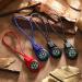 Multi-Color Mini Survival Compass Outdoor Camping Hiking Pocket Compass Liquid Filled Mini Compass on Cord for Emergency Survival Kits Watchband Paracord Bracelet Necklace Key Chain - Buy Online on SooperMarket.com