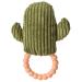 Mary Meyer Sweet Soothie Soft Baby Rattle with Teether Ring - 6-Inch Cactus Toy - Buy Online on SooperMarket.com