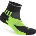 Enduro Reflective Arch Support Running Socks (1 Pair) Black/Neon Green - Men & Women - Large - Buy Online on SooperMarket.com
