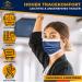 Charlemain 50x Medical Face Masks - EN 14683 Type IIR BFE 99.9% 3-Layer Latex-Free Navy Blue Made in Germany - One-Way Mouth-Nose Protection - Buy Online on SooperMarket.com