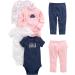 Simple Joys by Carter's Baby Girls' Pants Set 12 Months - Multicolour Floral Hearts Turtle - Buy Online on SooperMarket.com