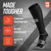 MudGear Premium Compression Socks - OCR Trail Running Socks | Men & Women | Black/Gray - Large - Buy Online on SooperMarket.com