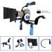 MARSRE DSLR Shoulder Rig Film Making Kit with Follow Focus, Matte Box, C-Shape Mounting Bracket and Top Handle for DSLR Video Cameras and DV Camcorders - Buy Online on SooperMarket.com