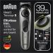Braun Beard Trimmer Series 5 & Hair Clippers with Gillette Fusion5 ProGlide Razor 39 Length Settings UK 2 Pin Plug BT5260 Black/Silver - Buy Online on SooperMarket.com