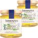 Homespun Chicory Root Syrup - Keto & Low Carb Sweetener - Low Sugar Vegan Honey - High in Prebiotic Fibre - Diabetic Friendly Low GI Natural Sweetener - Plant Based - 2x 200g Glass Jars