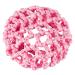 Dance pattern Ballet Duttnetz - Clara - with rubber band - pink - for the perfect hold of the ballet Dutts - node network for children pink 1 piece (1 Pack)