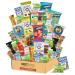 Snack Box Gluten Free Healthy Snacks Care Package (34 Count) for College Students, Exams, Father's Day, Military, Finals, Office and Gift Ideas. Chips, Popcorn, and granola Bars.