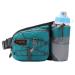 YUOTO Waist Pack with Water Bottle Holder for Running Walking Hiking Hydration Belt Green