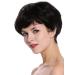 Buy WIG ME UP RGH-6994-HH-1B Human Hair Short Bob Wig - Black Wavy Ladies Wig with Combs | International Shipping Available - Buy Online on SooperMarket.com