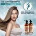 Keratin Shampoo and Conditioner Set - Sulfate Free with Moroccan Argan Oil - Moisturizing Treatment for Hair Thickening, Volume, and Shine - Men and Women - Buy Online on SooperMarket.com