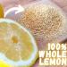 Pure Whole Dried Lemon Powder - Lemon Peel Zest for Turkish Tea, Cheesecake, Smoothies | Cleansing Powder for Lemon Tea | Coarse Lemon Powder - Buy Online on SooperMarket.com