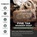 Pine Tar Bar Soap by The Grandpa Soap Company | Original Wonder Soap | 8-Pack 4.25 Oz Bars | Cleanser, Deodorizer & Moisturizer - Buy Online on SooperMarket.com
