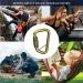 Fusion Tacoma D-Shaped Triple Lock Alloy Steel Carabiner - Gold | Heavy-Duty Climbing Gear - Buy Online on SooperMarket.com