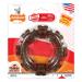 Nylabone Power Chew Textured Ring Dog Chew Toy for Aggressive Chewers with Bold Flavor and Made in The USA