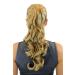 Wig me up hair part braid ponytail new system with socket ridge hair band blonde dark blonde light curly curly 45 cm rosy-22 dark blonde (22)