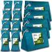 FRIEQ 12 Pack 100% Activated Bamboo Charcoal Air Purifying Bag | Lasts 365+ Days | Charcoal Bags Odor Absorber for Car Home Closet Pet Shoe ( 4x200g 8x50g) Blue-green