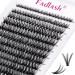 Eyelashes Individual cluster for eyelash extensions 40p 0.07 D CURL MIX 8-16mm Individual cluster Artificial eyelashes eyelashes for beginners 8-16 mm DH-40D-0.07-D