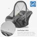 Reer Insect Net for Baby Car Seats | Universal Mosquito Net for Maxi Cosi & All Models | Black | Protect Your Baby from Bugs - Buy Online on SooperMarket.com