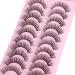 Buy 10 Pairs Wispy Faux Mink Eyelashes - 3D Effect, Lightweight, Reusable | wiwoseo - Buy Online on SooperMarket.com