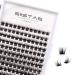 Cluster lashes 120 Clusters D Curl Individual Cluster Lashes Wide Stem 10-16mm Length DIY Eyelash Extension False Lashes Soft Fluffy Cluster Eyelash(08-mix) W08# (10mm-16mm)MIX