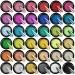36Pcs Saviland Mirror Chrome Nail Powder Set - Metallic Holographic Chrome Nail Powder Black Blue Silver Gold Mirror Nails Chrome Powder for Nails French Manicure Nail Art Decoration Home Salon DIY 36PCS Chrome Nail Powder Set